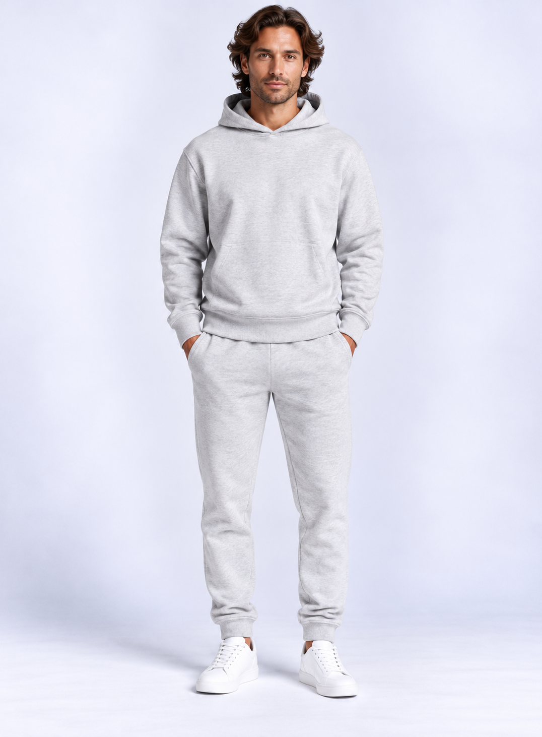Men's Travel Set Hoodie & Sweatpants Heather Grey - Denver