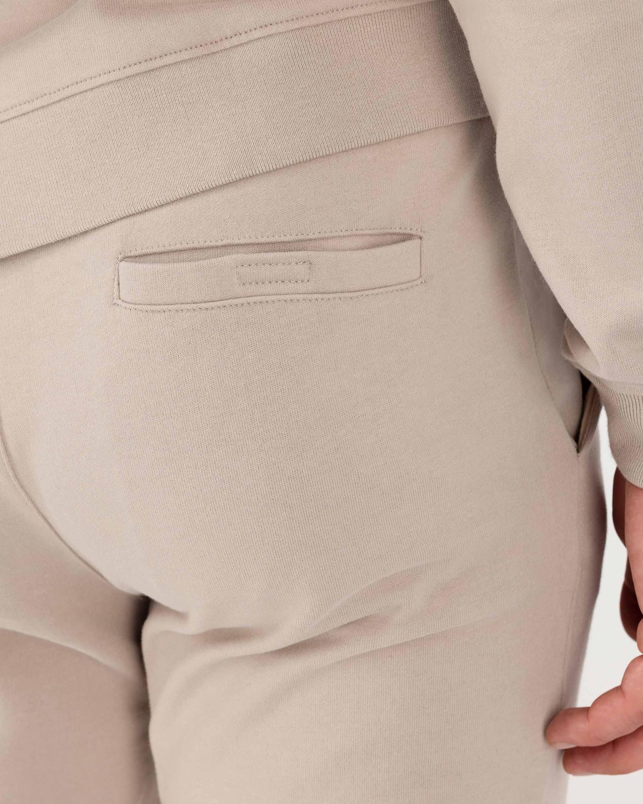 Detailansicht Sweatpants Noah in der Farbe Beige