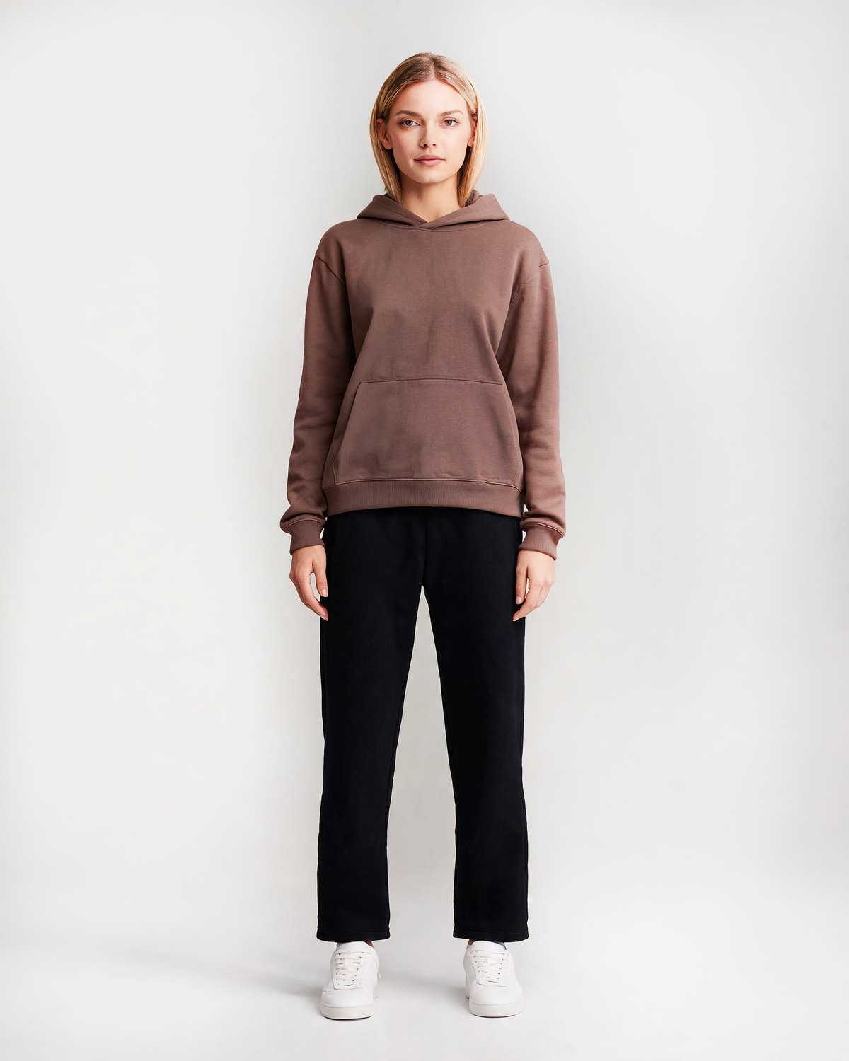 Damen Travel Set aus Hoodie Pine Bark & Sweatpants Schwarz - Oslo