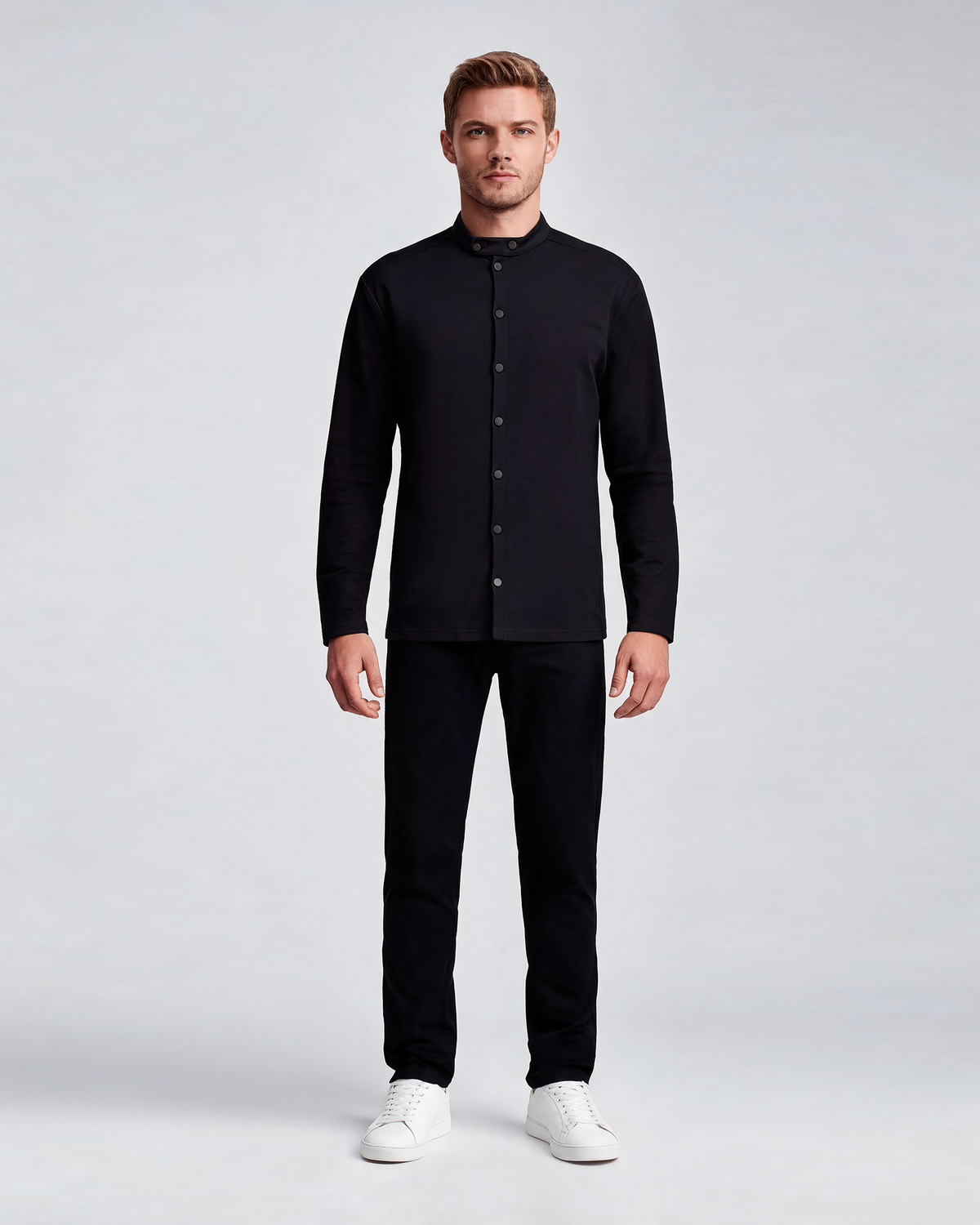 Herren Cardigan aus 100% Baumwolle mit Knopfleiste - Ben