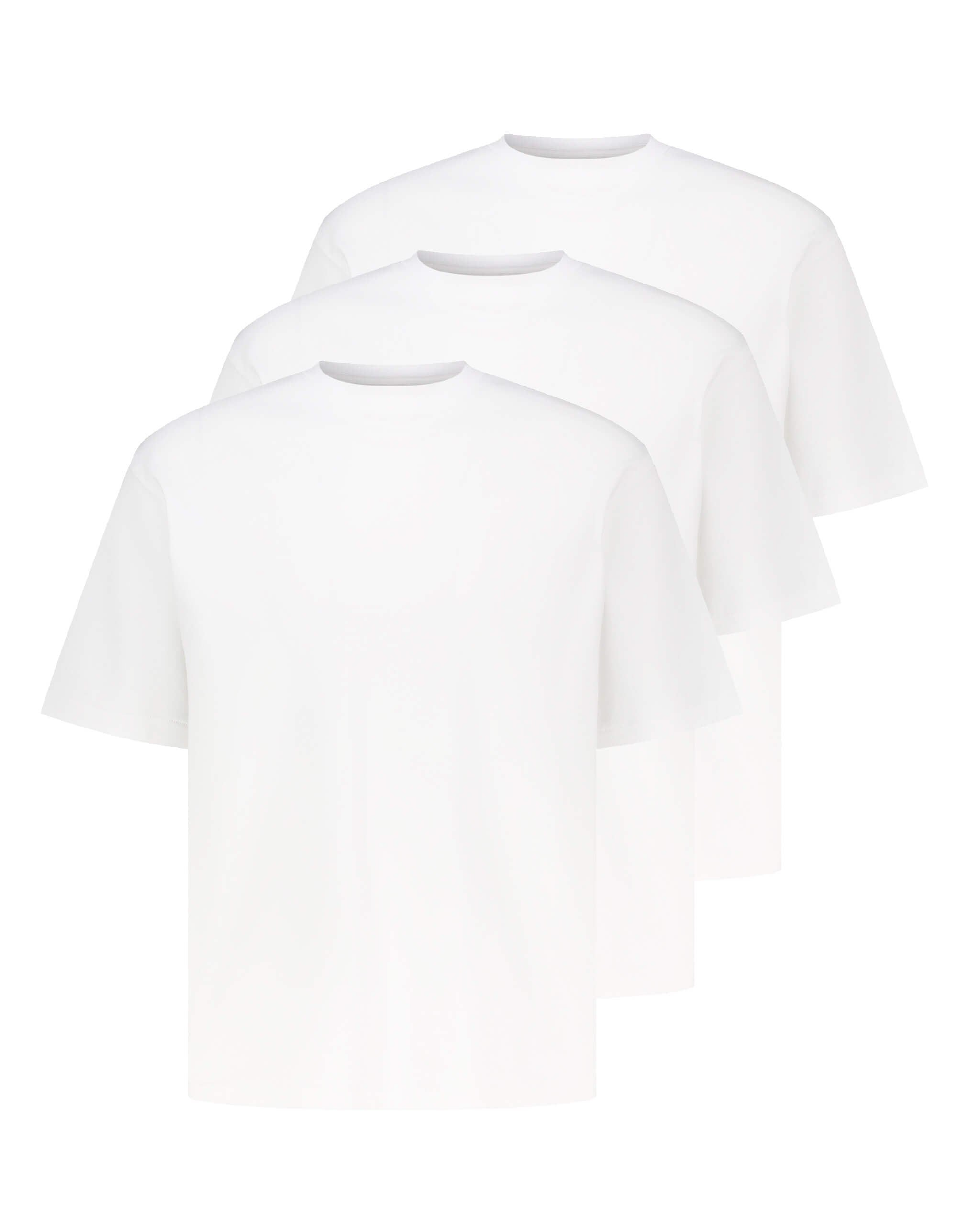 3er Pack T-Shirt Paul für den Mann in der Farbe Weiss