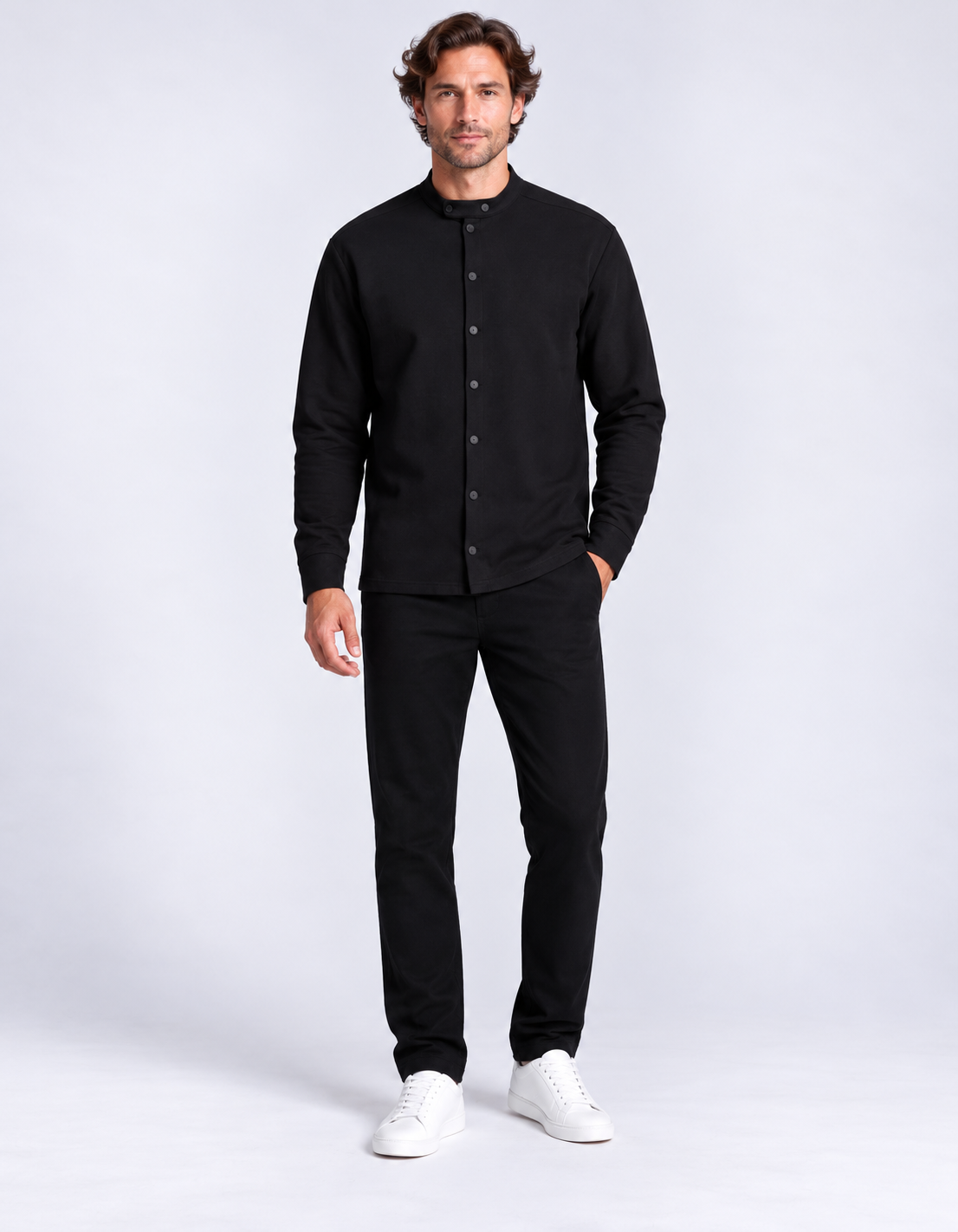 Herren Cardigan aus 100% Baumwolle mit Knopfleiste (Oversize) - Ben